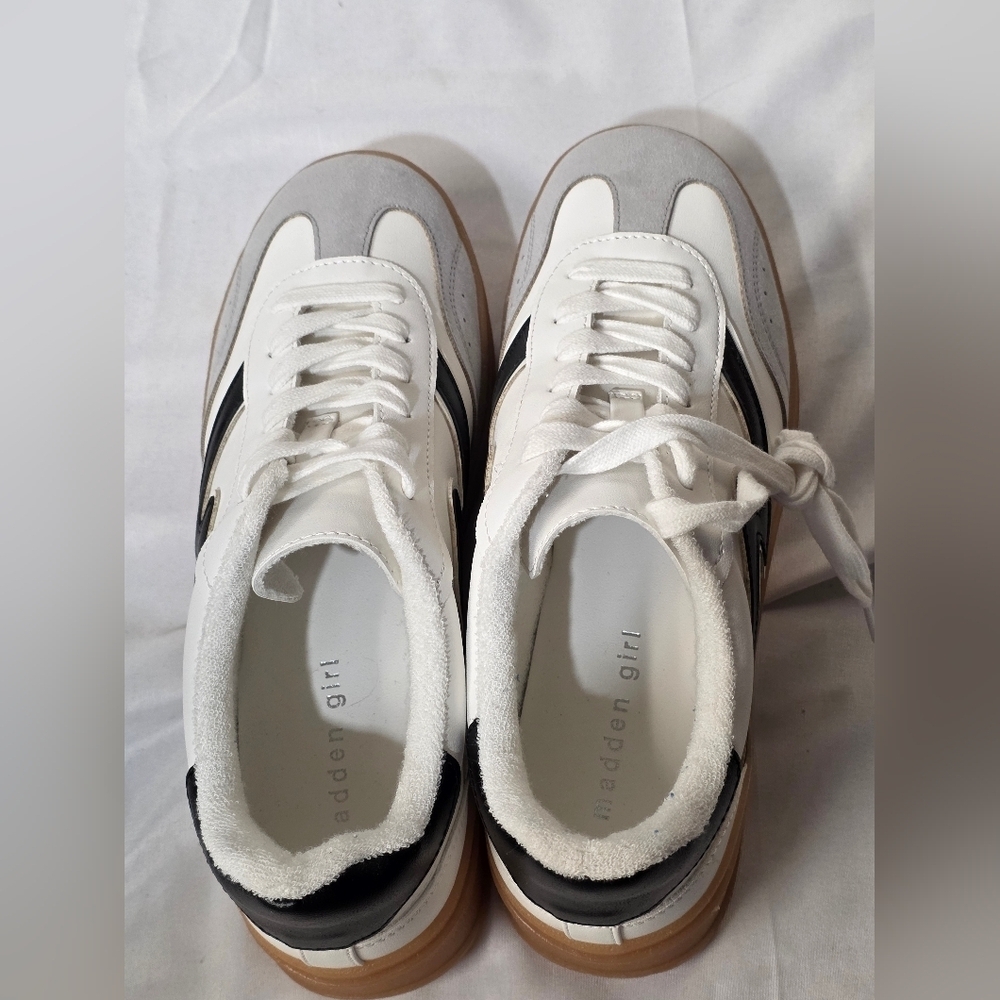 Madden Girl Mightty Platform Sneaker Womens Size 8.5 New Sneaker Tennis Shoe - Picture 4 of 9